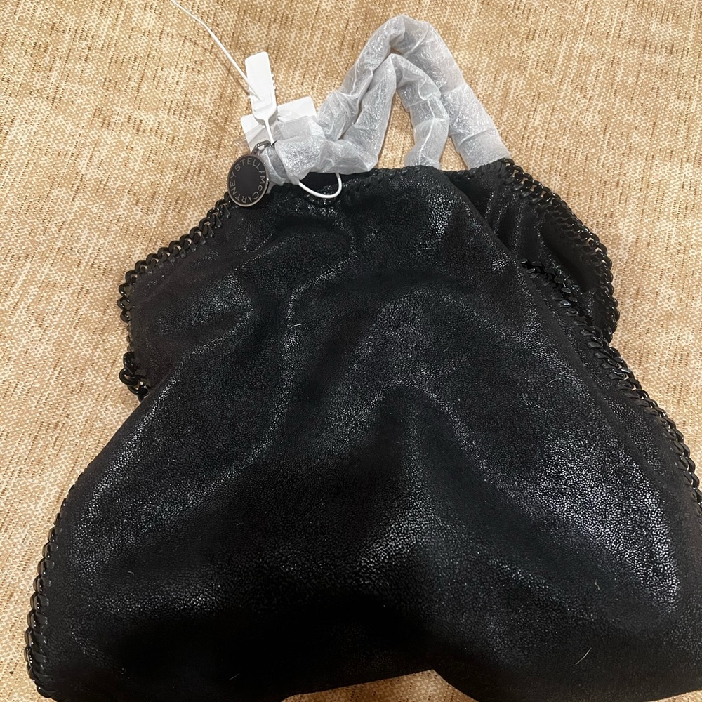 Stella McCartney Falabella Small Tote so black Hardware